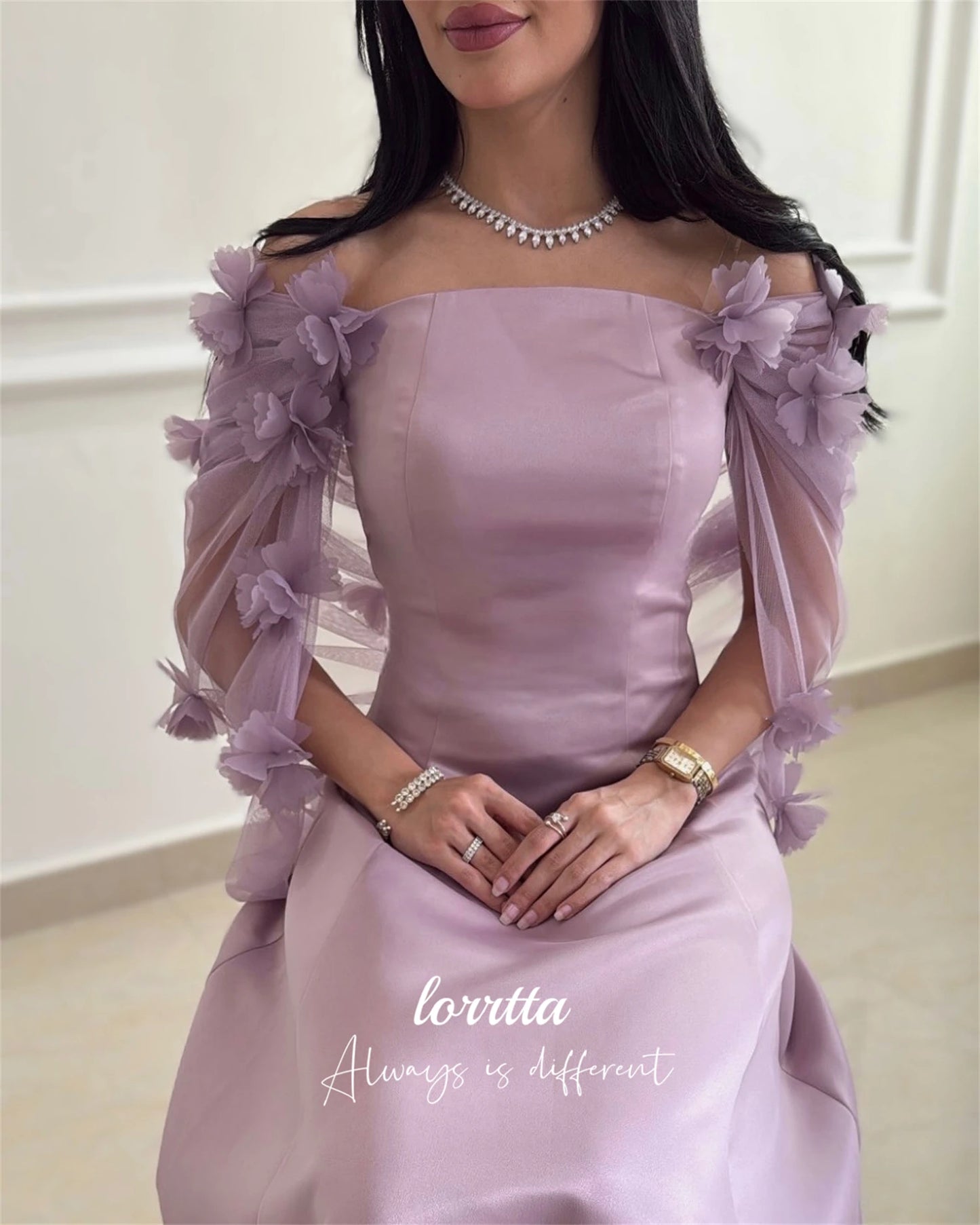 Cathy Wang Satin Prom Gown | Sweetheart A-Line Formal Dress