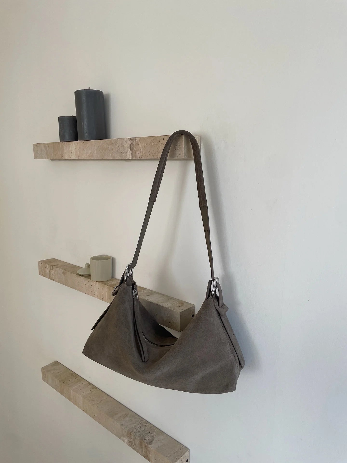 Autumn Winter Fashion Women's Shoulder Crossbody Bag Luxury Designer Brand Ladies Soft Suede Cow Leather High Quality Bag New