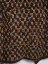 Autumn Brown Knit Cardigan - Elegant USA-Made Loose Sweater Coat