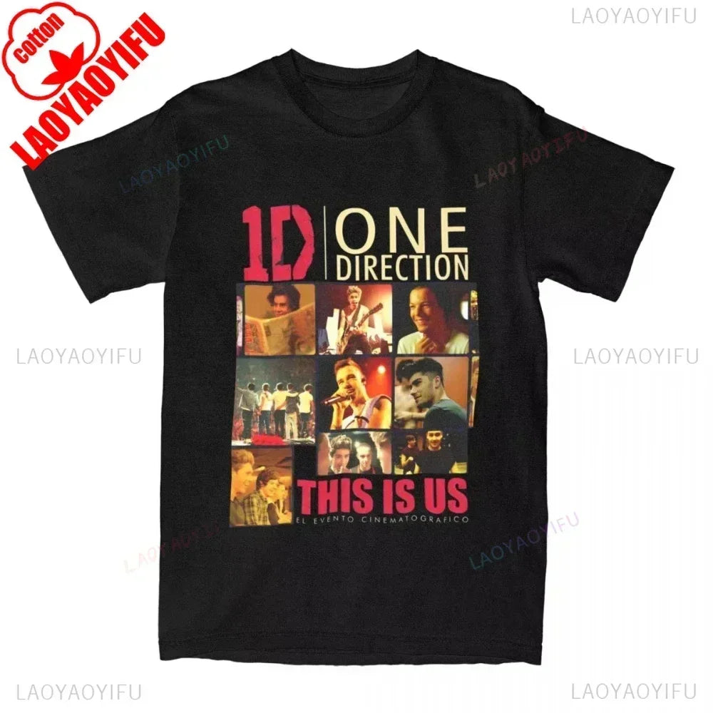 One Direction Cotton Graphic T-Shirt for Men & Women