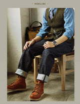 Red Tornado 55501 Relaxed Straight Fit Men's Raw Selvedge Jeans