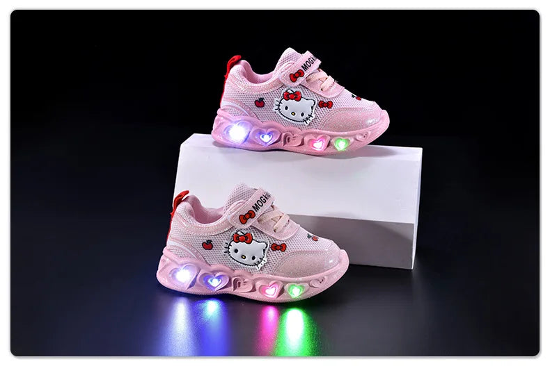 Kids’ LED Light-Up Cartoon Sneakers
