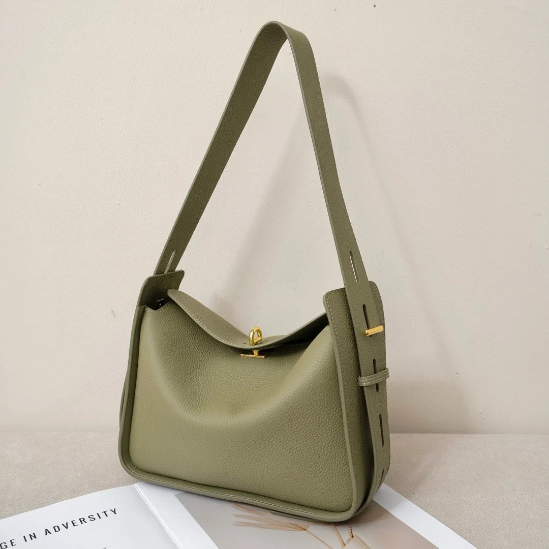 Genuine Leather Luxury Women Shoulder & Crossbody Bag