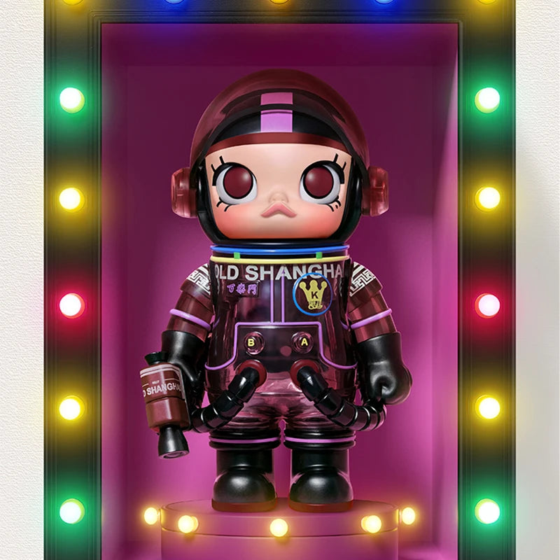 POP MART MEGA SPACE MOLLY 100% Series 4 Blind Box Guess Bag Mystery Box Toys Doll Cute Figure Desktop Ornaments