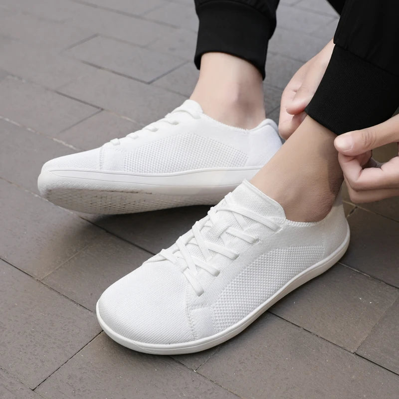 Summer Men's Casual Sports Shoes, Men's and Women's Wide Version Barefoot Shoes Outdoor Running Casual Shoes, Minimalist Shoes