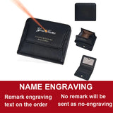 Fashionable Mini Women Wallet Name Engraving High-Quality Card Holder Simple Short Female Coin Purse Small Ladies Purse