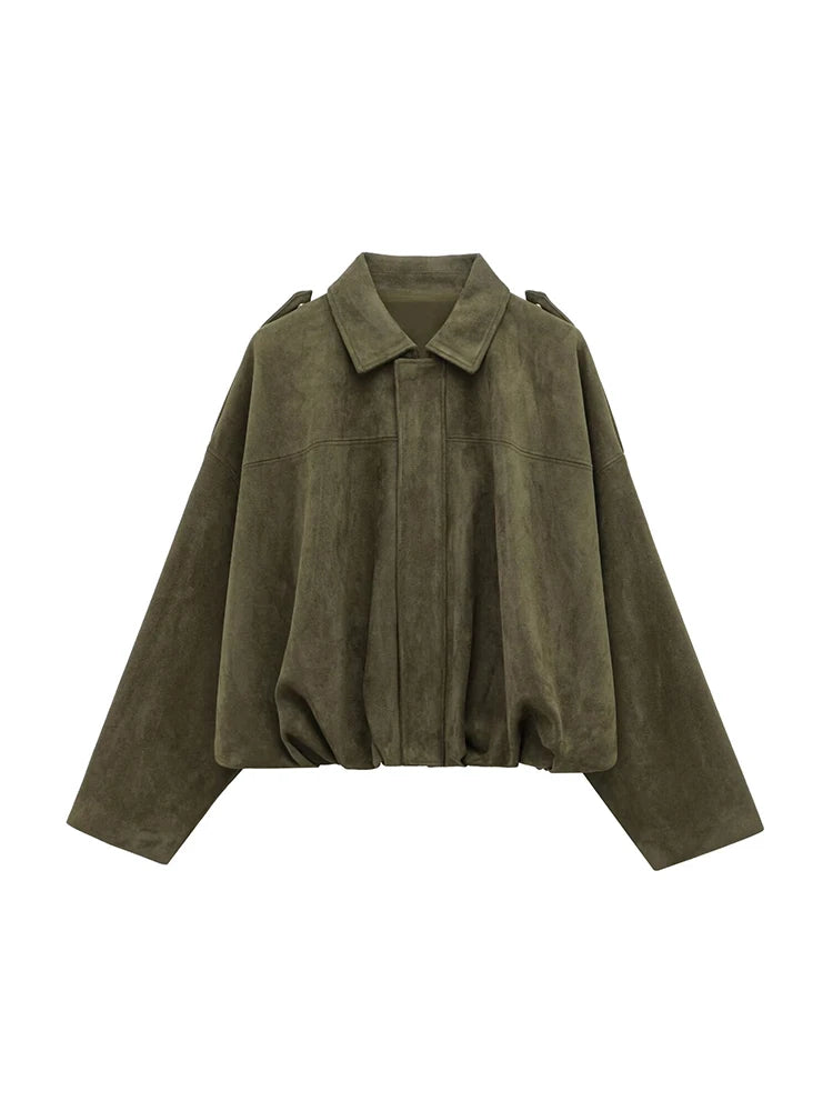 Women's Vintage Bomber Jacket – Effortless Chic