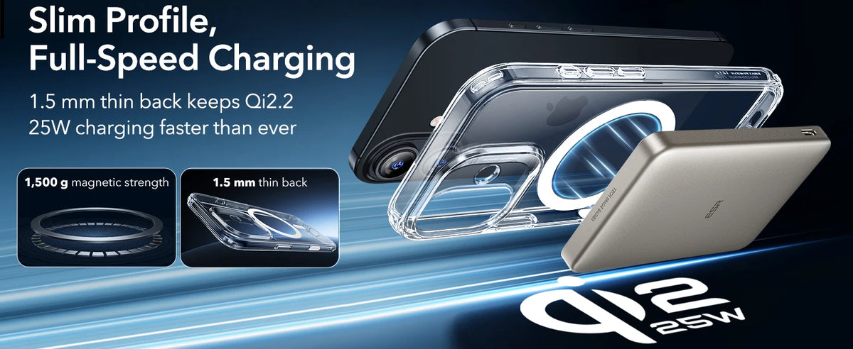 ESR Magnetic iPhone Case with Camera Guard