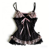 Y2K Gothic Aesthetic Top Square Neck Women's Retro Harajuku Fashion Casual Fairy Style Sweet and Cute Emotional Girl