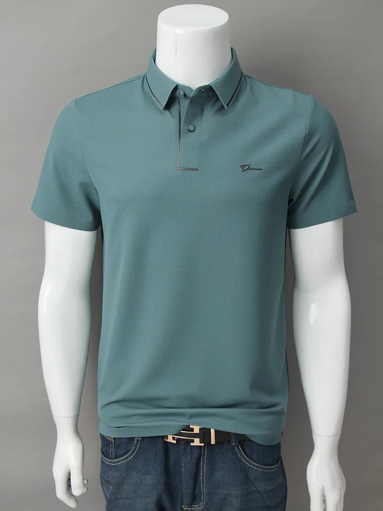 Men's Diamond Emblem Short-Sleeve Polo Shirt