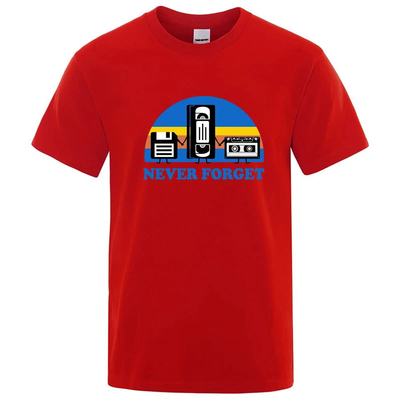 Never Forget Retro Graphic T-Shirt