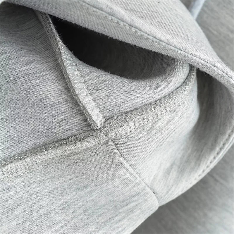 High Street Oversized Zip Hoodie