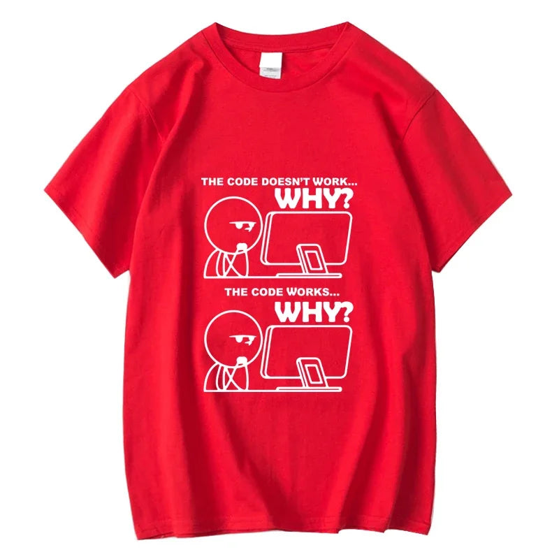 Men's Funny Programmer Cotton Blend T-Shirt