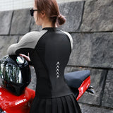 WOSAWE Women Motorcycle Jacket Downhill Motocross Motorbike Reflective Summer Biker Riding Clothing Apparel