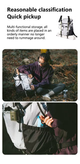 Naturehike Backpack Man Women 25L 30L Large Capacity Shoulder Bag Outdoor Climbing Hiking Portable Lightweight Waterproof Bag