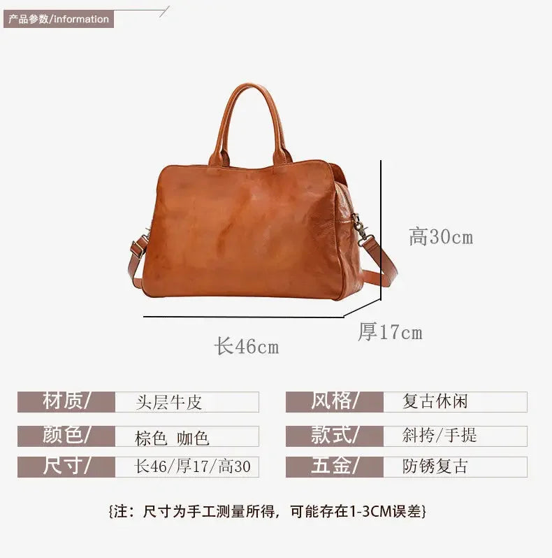 Genuine Leather Women's Luxury Crossbody Shoulder Bag