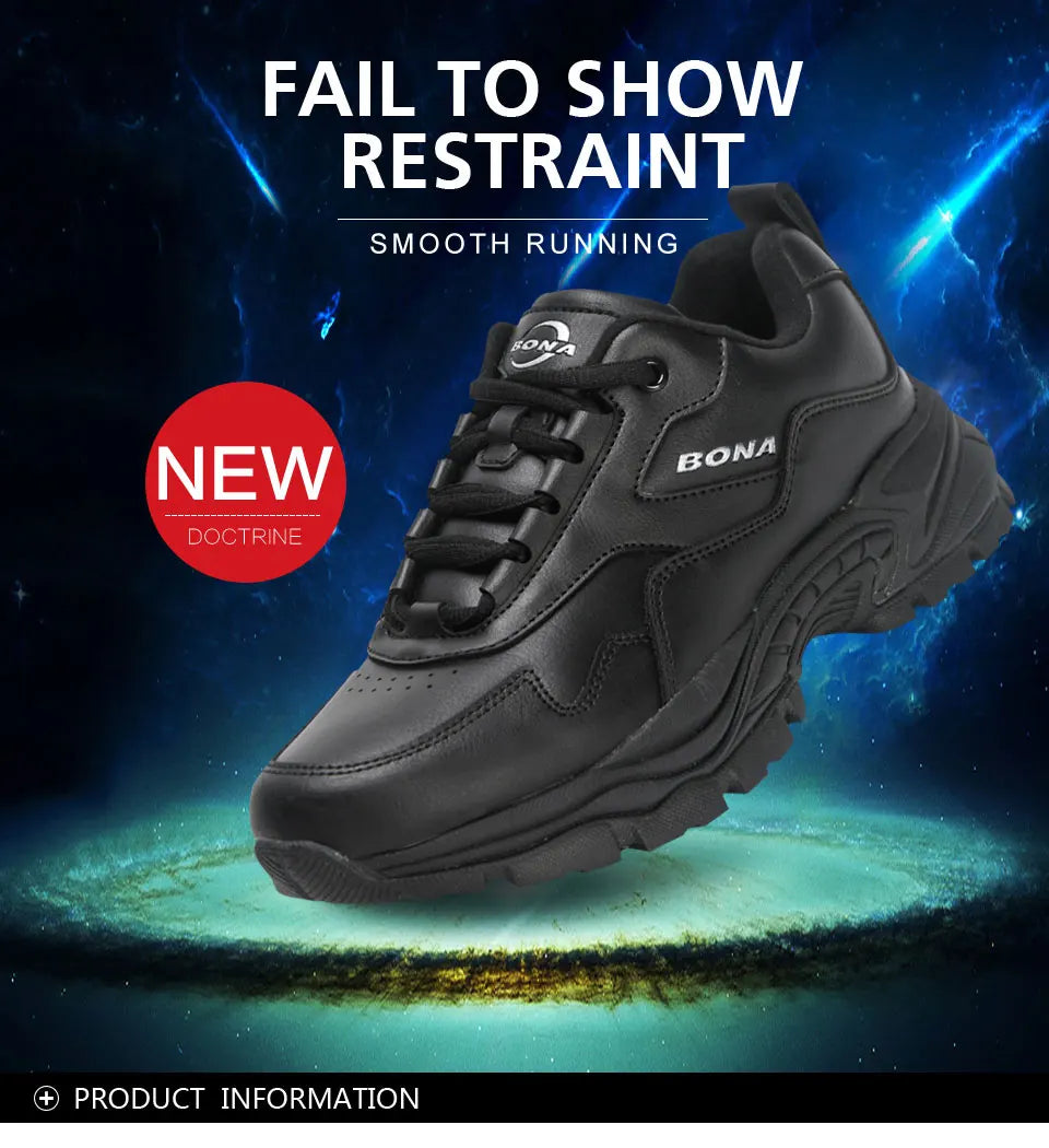 BONA New Designers Running Shoes Casual Fashion Sport Shoes Women Summer Breathable Luxury Brand Sneakers Ladies Footwear