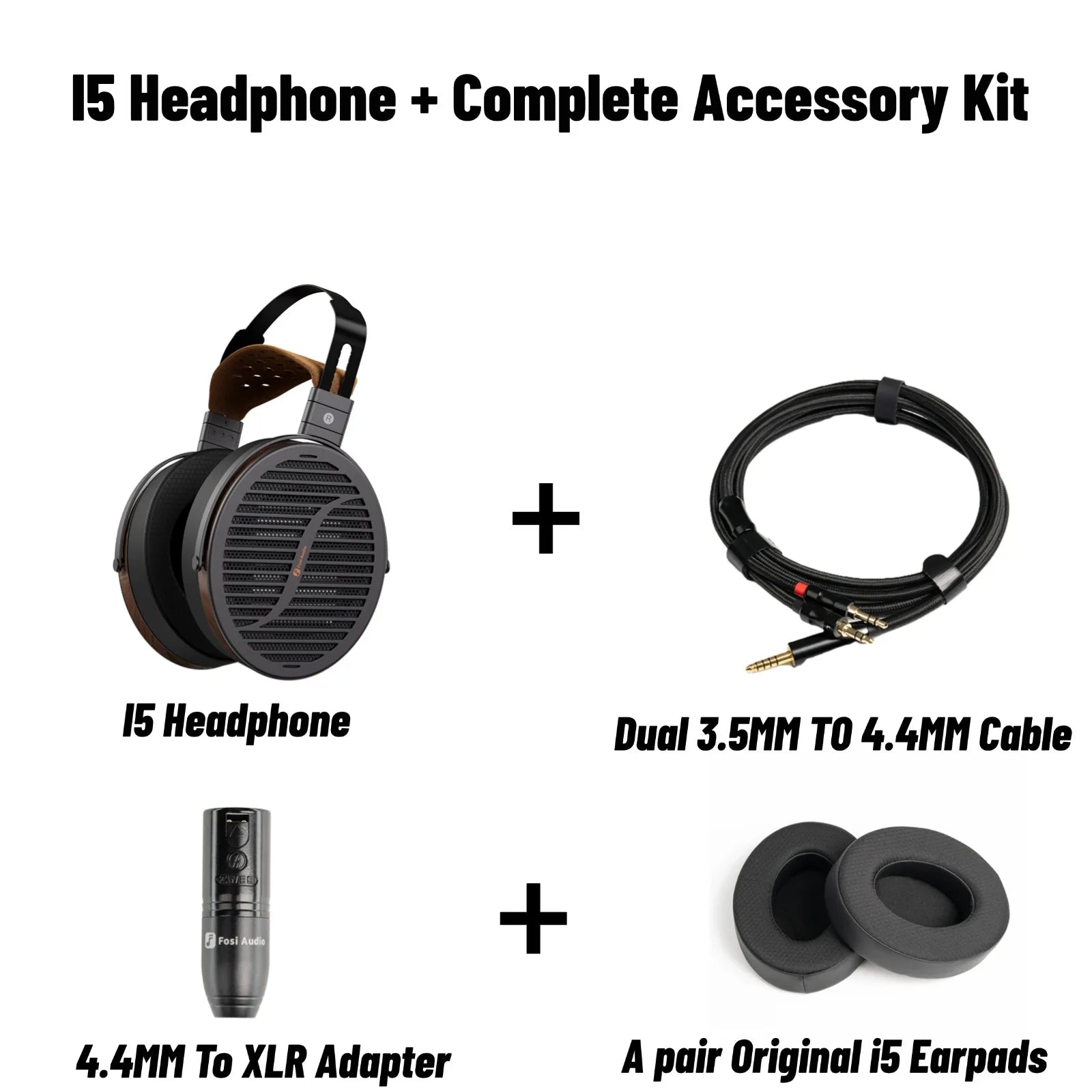 Fosi Audio i5 Open-Back Planar Magnetic Headphones