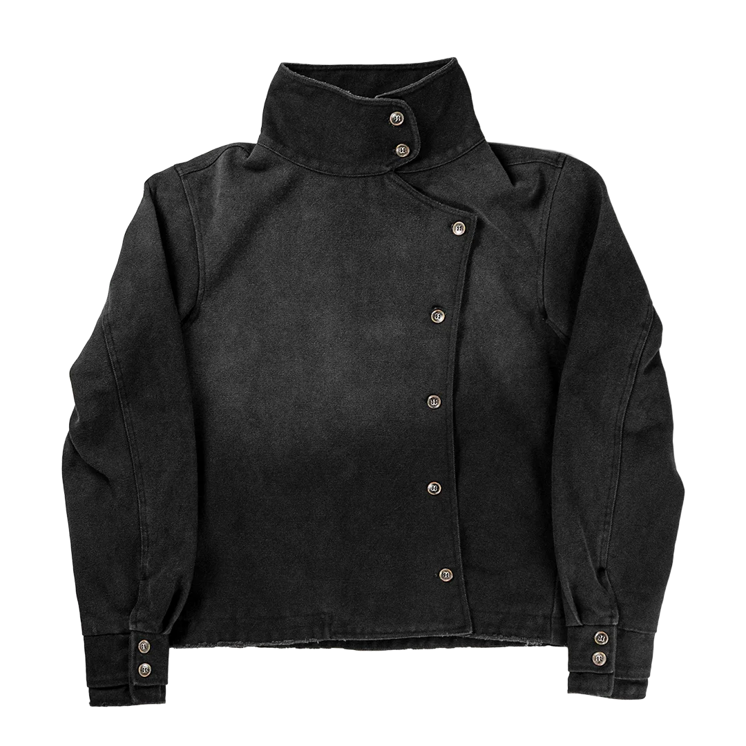 Y2K Vintage Gradient Fencing Jacket – Unisex Streetwear