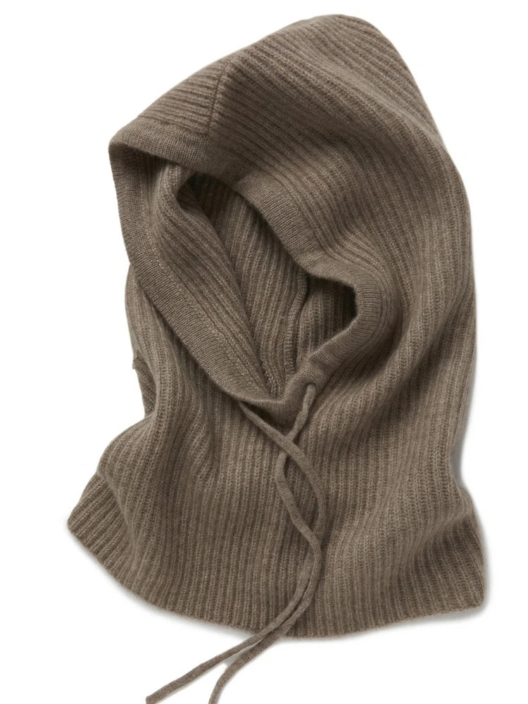Women's Wool Knit Balaclava Hat – Warm Winter Ski Bonnet