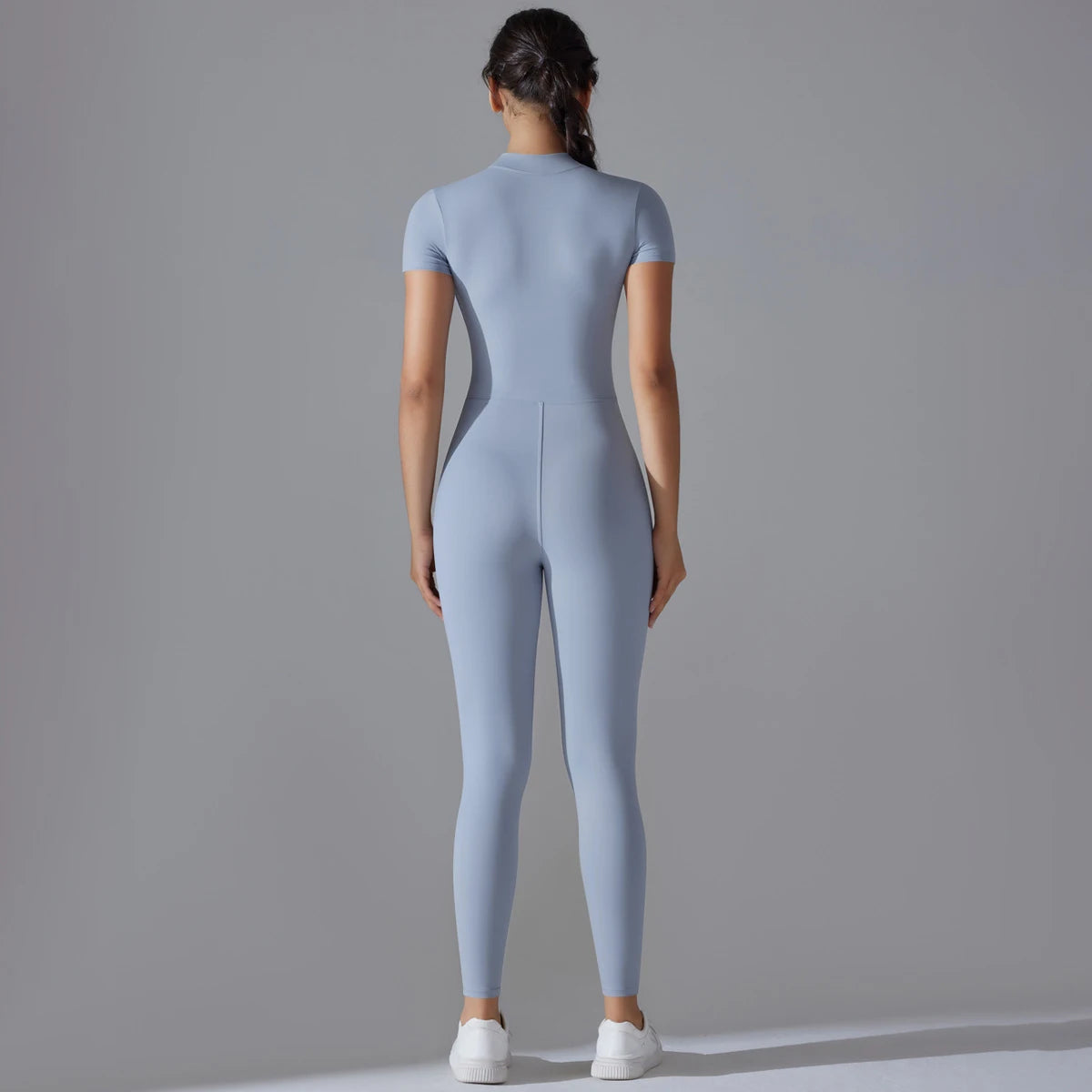 Performance Zip-Front Yoga Jumpsuit