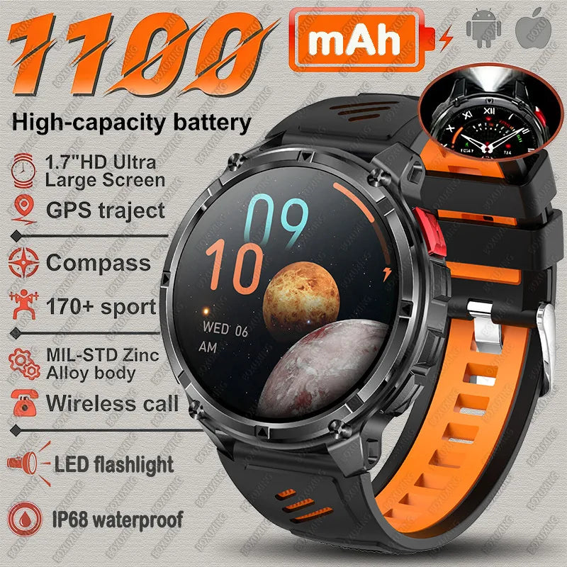 T-REX3 Ultra 1100mAh GPS Smart Watch for Men
