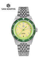 San Martin 39.5mm Summer Dive Watch Fashion Fun Fruit Series Men Sports Watches NH35 Automatic Mechanical 20 ATM SN0116 Reloj