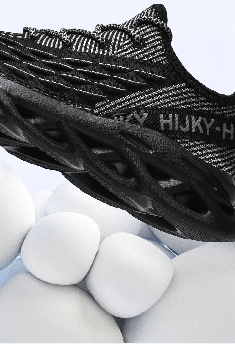 Men's Breathable Mesh Lace-Up Sneakers