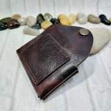 Small Waist Bag Genuine Leather Belt Pack Wallet Coin Purse Card Holder Car Key Pouch Driver's License Case Men Women 6065