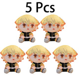 20cm Hot Japan Demon Slayer Plush Dolls Lovely Anime Kimetsu No Yaiba Kamado Tanjirou Nezuko Zenitsu Kyoujurou Toys Kids Gifts