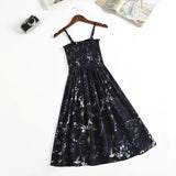Summer Chiffon Spaghetti Strap Mini Dress
