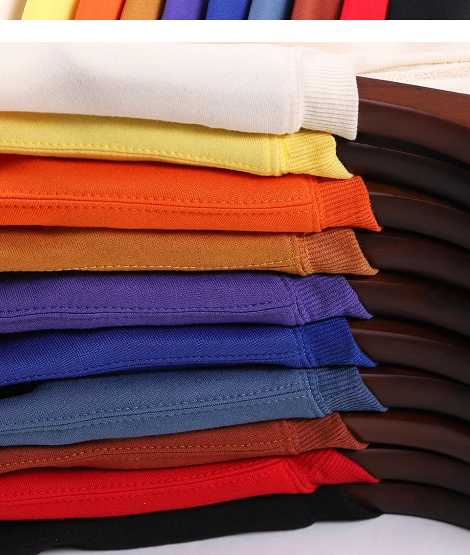 Unisex Candy Color Plush Hoodie