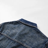 Washed Heavyweight Denim Jacket – Vintage Workwear