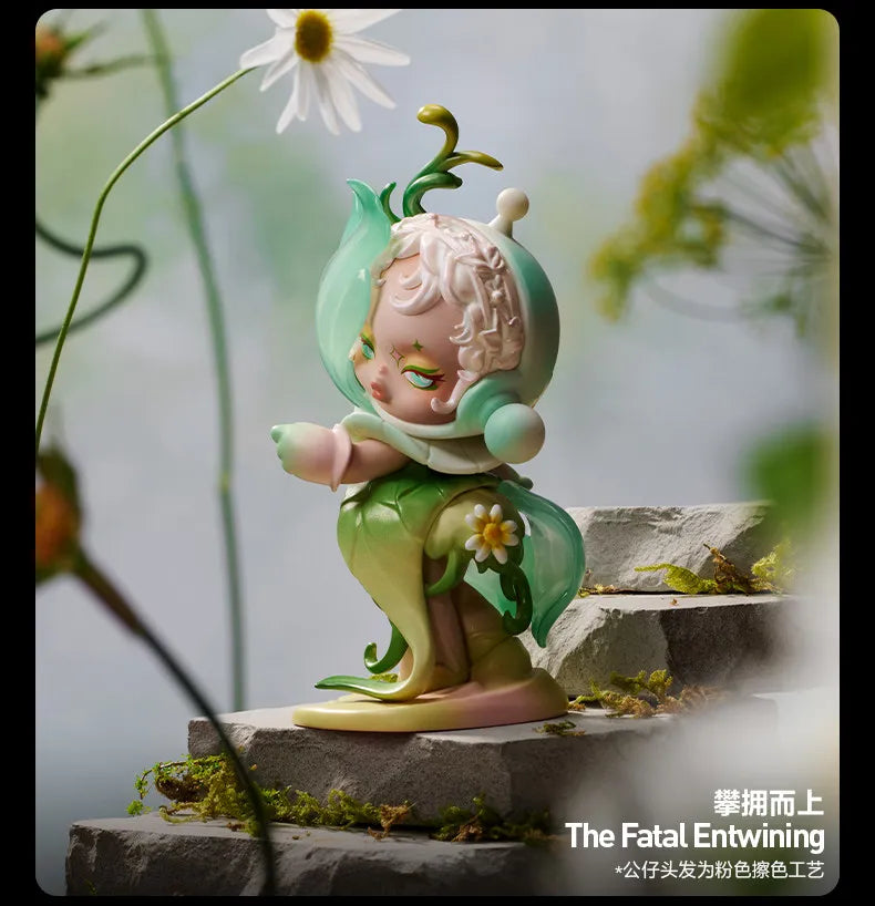 POPMART SKULLPANDA Petals In Four Acts Series Blind Box Guess Bag Desktop Decoration Blind Bag Toys Anime Figure Cute Model
