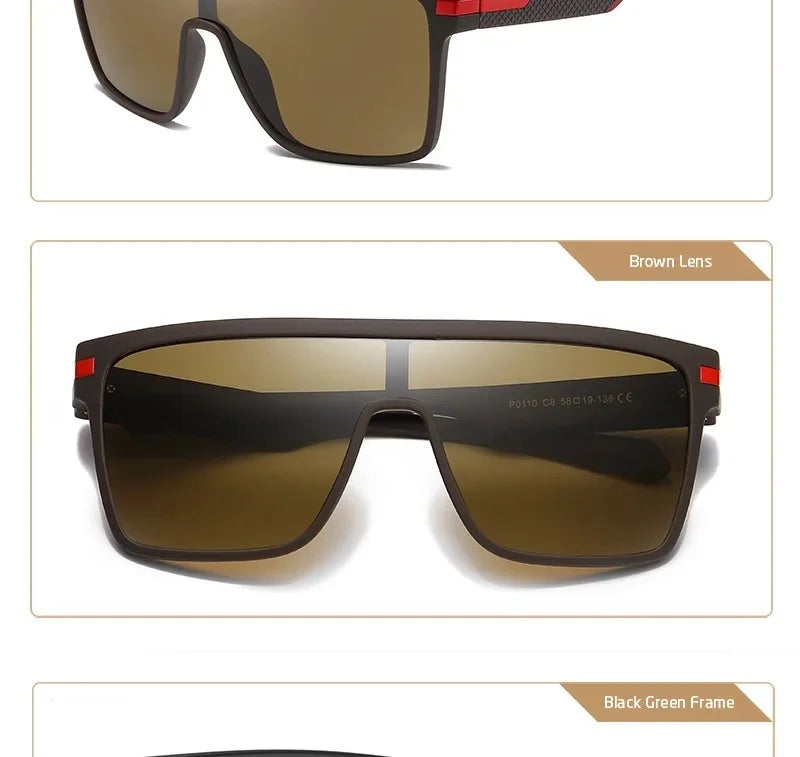 Polarized Square Sunglasses – Men & Women UV400