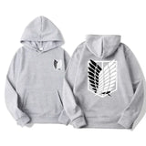 Japan Anime Attack on Titan Men Hoodies Spring Autumn Hip Hop Casual Pullover Top Hoodie Fashion Sweatshirts Jogging Sportswear