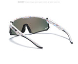 KDEAM High-End Sports Sunglasses Polarized Men's Cycling Glasses Dismountable TR90 Frame And Nose Pads Easy To Exchange