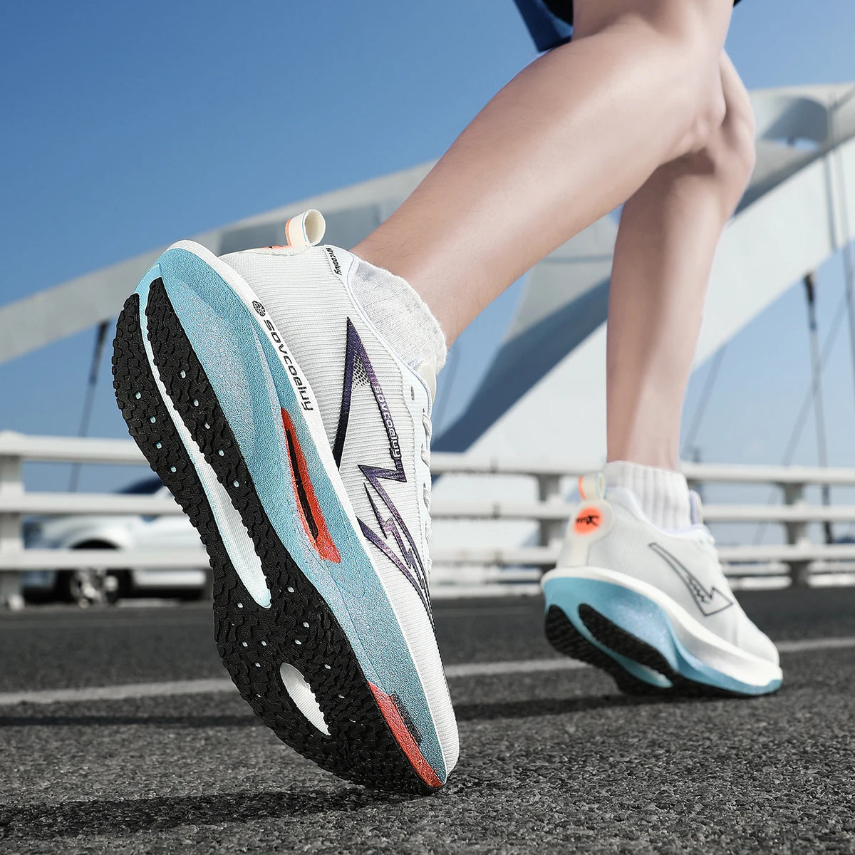Running Shoes Carbon Board Speciality Marathon Men Sports Breathable Lightweight Women's Comfortable Athletic Nonskid Sneakers