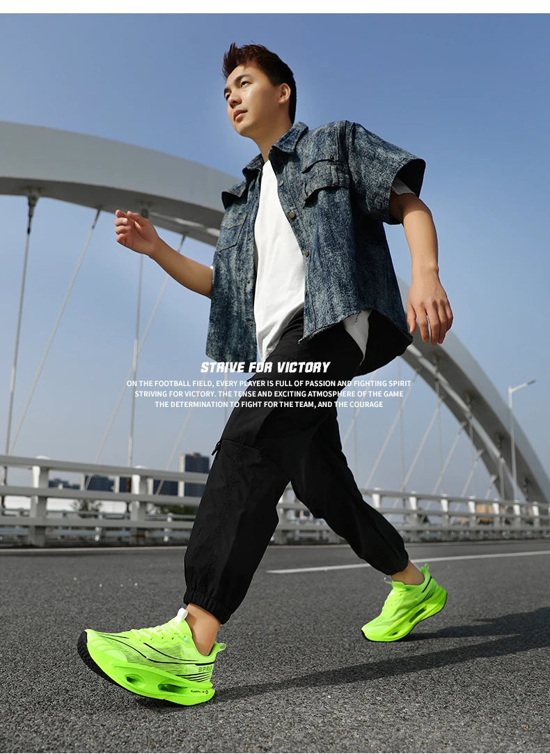 Lohengrin Unisex Air Mesh Running Sneakers — Breathable, Height-Boosting, Anti-Odor