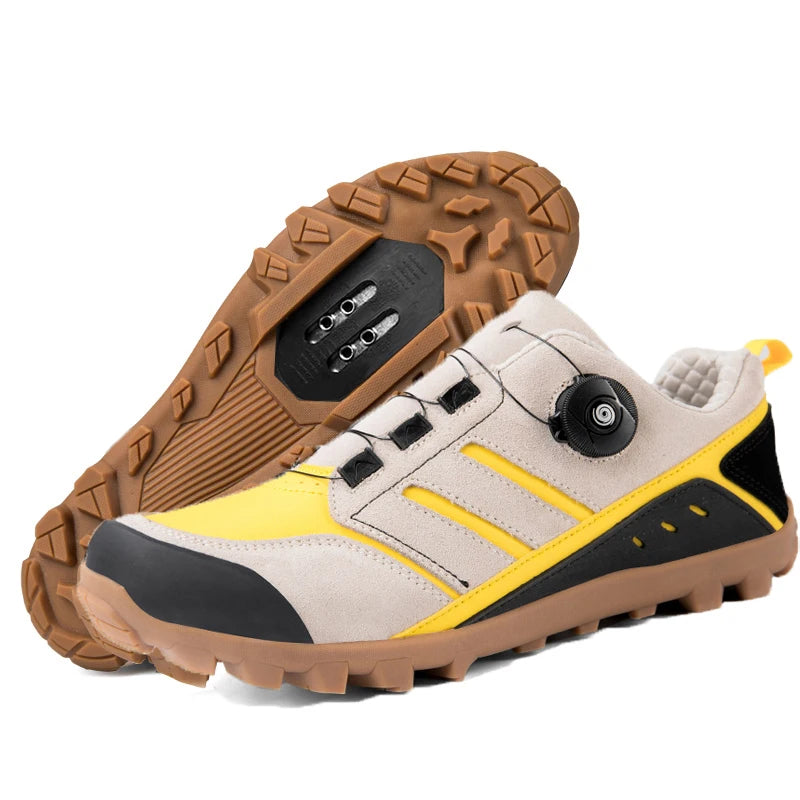 QQ-TB181 Cycling Shoes for Men, MTB Shoes, High Quality, Hiking, Gravel, Road Bicycle Sneakers for Men, Tennis Shoes, Size 39-50