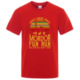 Mordor Fun Run Cotton Graphic T-Shirt