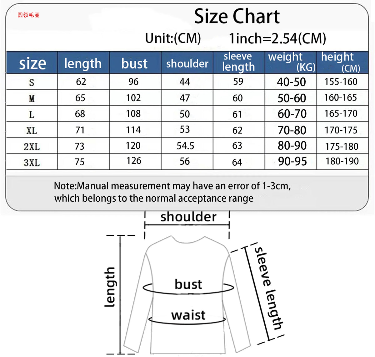 Men’s Cotton Crewneck Long-Sleeve Sweatshirt
