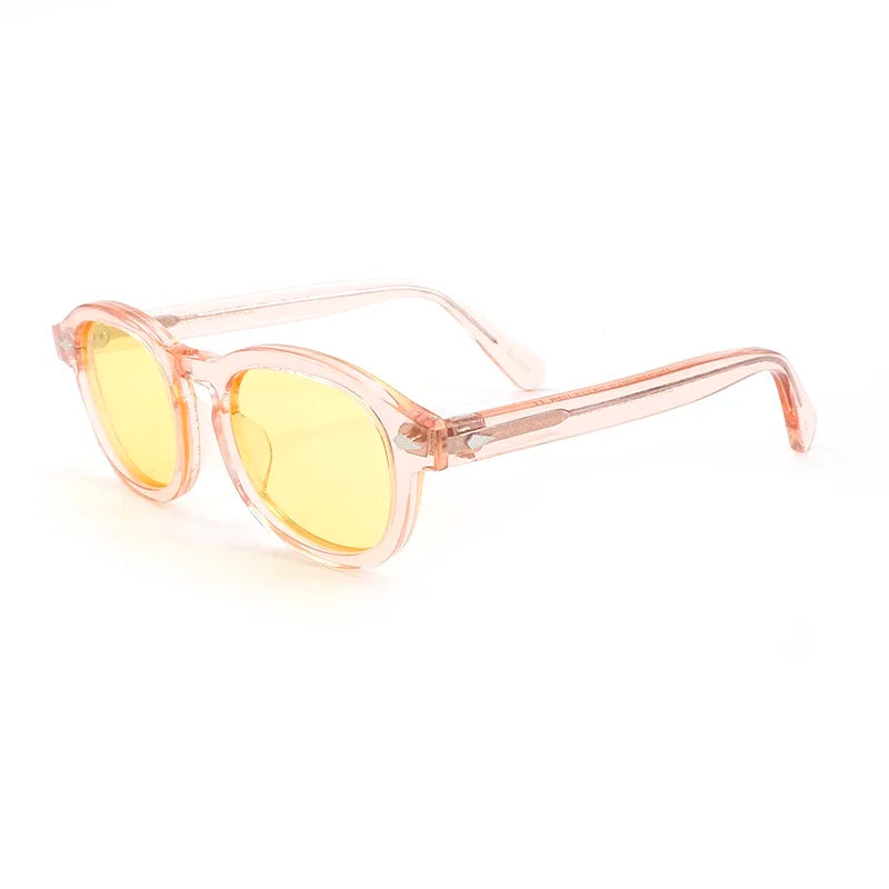 Johnny Depp Polarized Sunglasses Men Women Luxury Brand Sun Glasses Vintage Acetate Frame Driver Shade