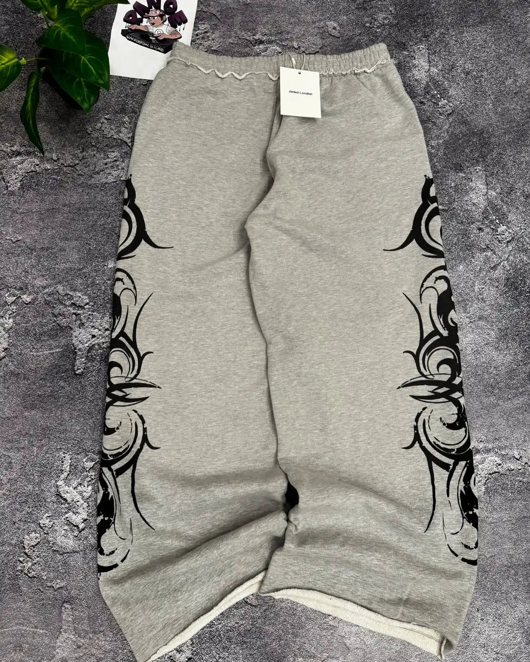 Retro Striped Loose Sweatpants