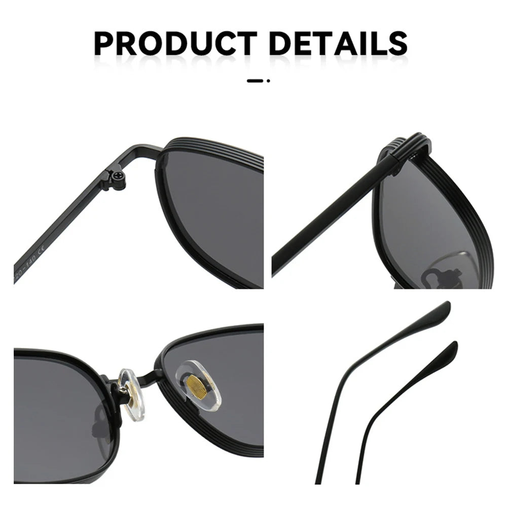 DDDLONG Fashion Small Square Retro Sunglasses Women Classical Vintage Punk Sun Glasses For Men Eyewear Outdoor Shades D626