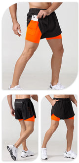 Performance Double-Layer Training Shorts | Moisture-Wicking Athletic Gear