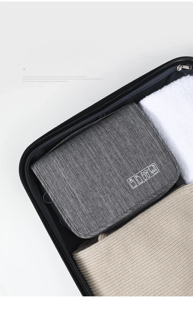 Hanging Travel Toiletry Bag with Zipper