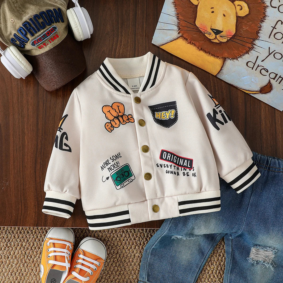 Toddler Cartoon Sportswear Jacket