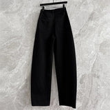 High-Waist Cotton Straight Jeans — Women's Slim Fit