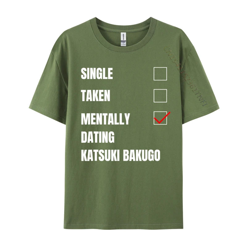 Funny Bakugo "Mentally Dating" T-Shirt